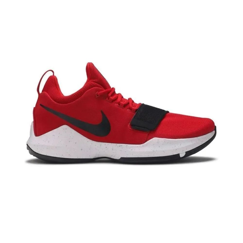Nike Men's Size 12 PG1 Paul George University Red Black Basketball Shoes